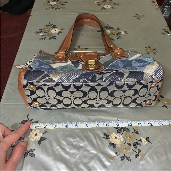 Coach Patchwork Canvas & Leather Handbag (12216) Vintage rare bag - Picture 4 of 14